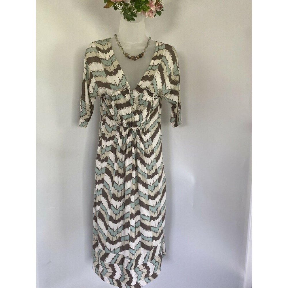 Vintage BCBG Maxazria M Retro Abstract Print Dress